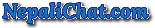 nepali chat logo blue responsive